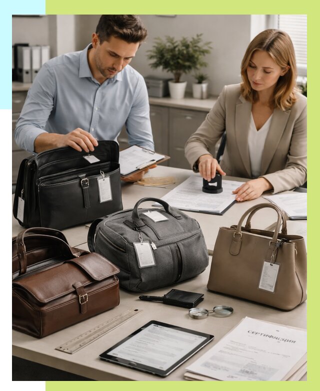 Сертификация сумок в Алейске от 7733 руб. | Алешин-Лук