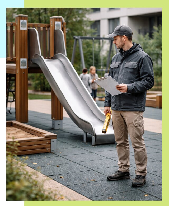 Сертификация детских площадок в Алейске от 25778 р. | Алешин-Лук