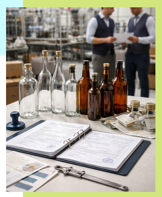 Сертификация стеклянных бутылок в Алейске от 25778 р. | Алешин-Лук