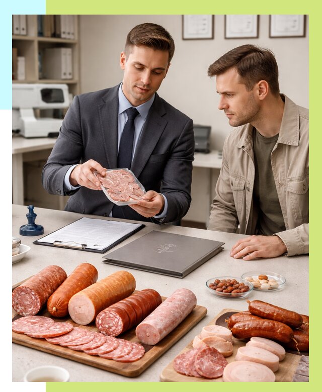 Сертификация колбасных изделий в Алейске от 7733 р. | Алешин-Лук