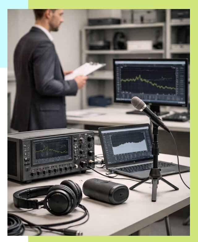 Сертификация аудиотехники в Алейске от 15467 р., Алешин-Лук