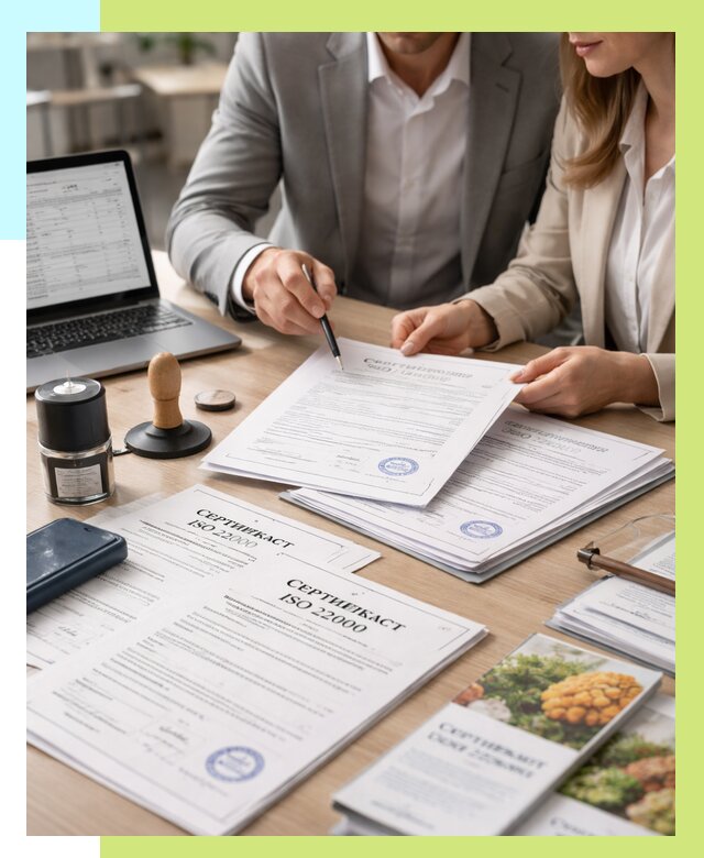 Сертификат ISO 22000 в Алейске от 41244 р. под ключ | Алешин-Лук