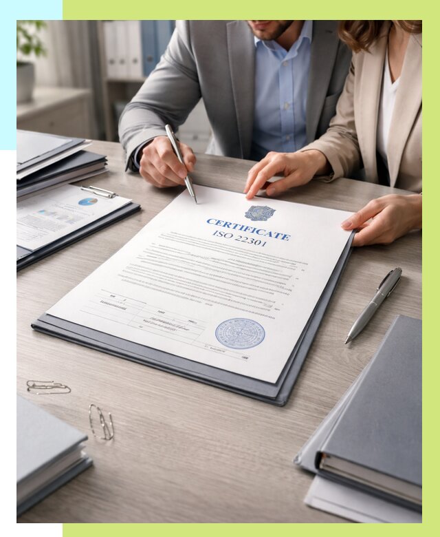 Сертификат ISO 22301 в Алейске от 46400 р. | Алешин-Лук срочно
