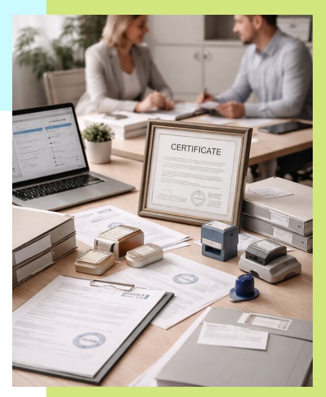 Сертификация компании в Алейске от 46400 р. | Алешин-Лук — заказ